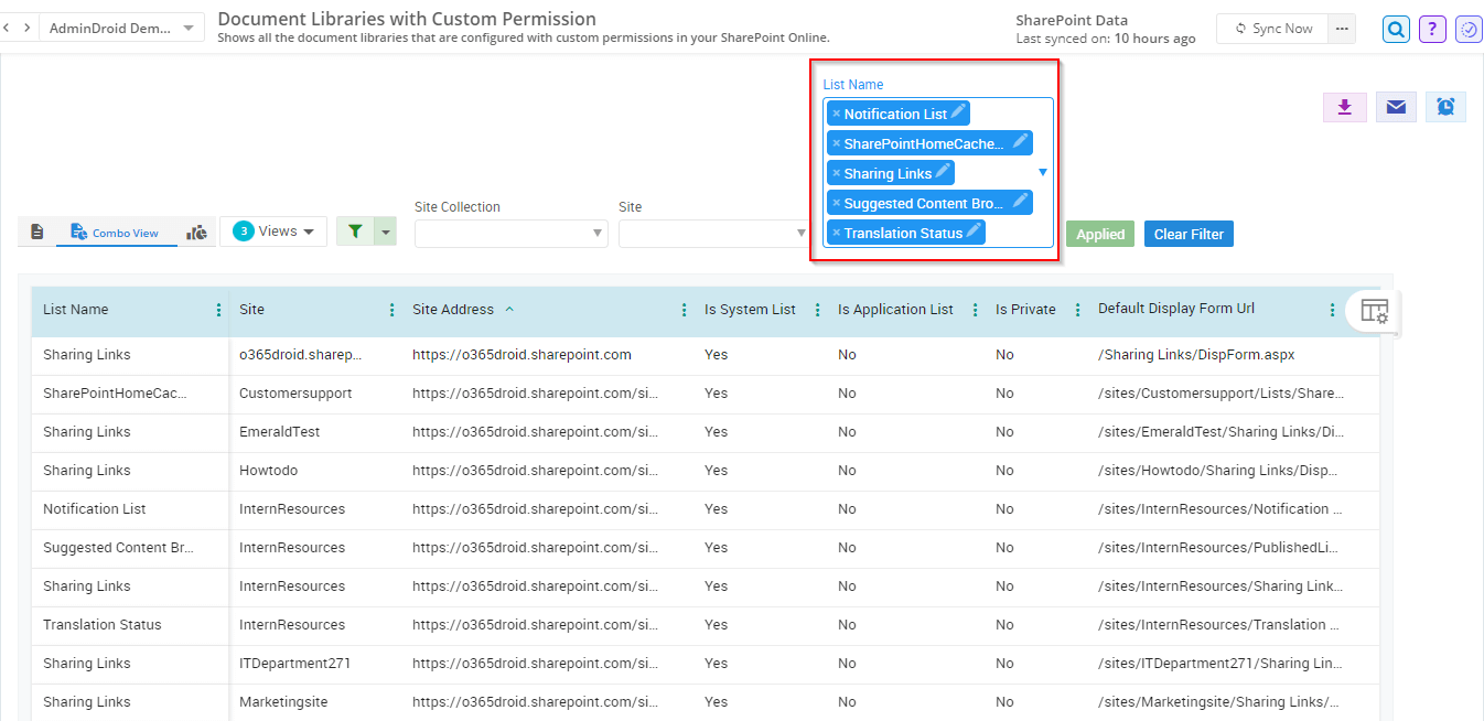 List All Document Libraries in SharePoint Online