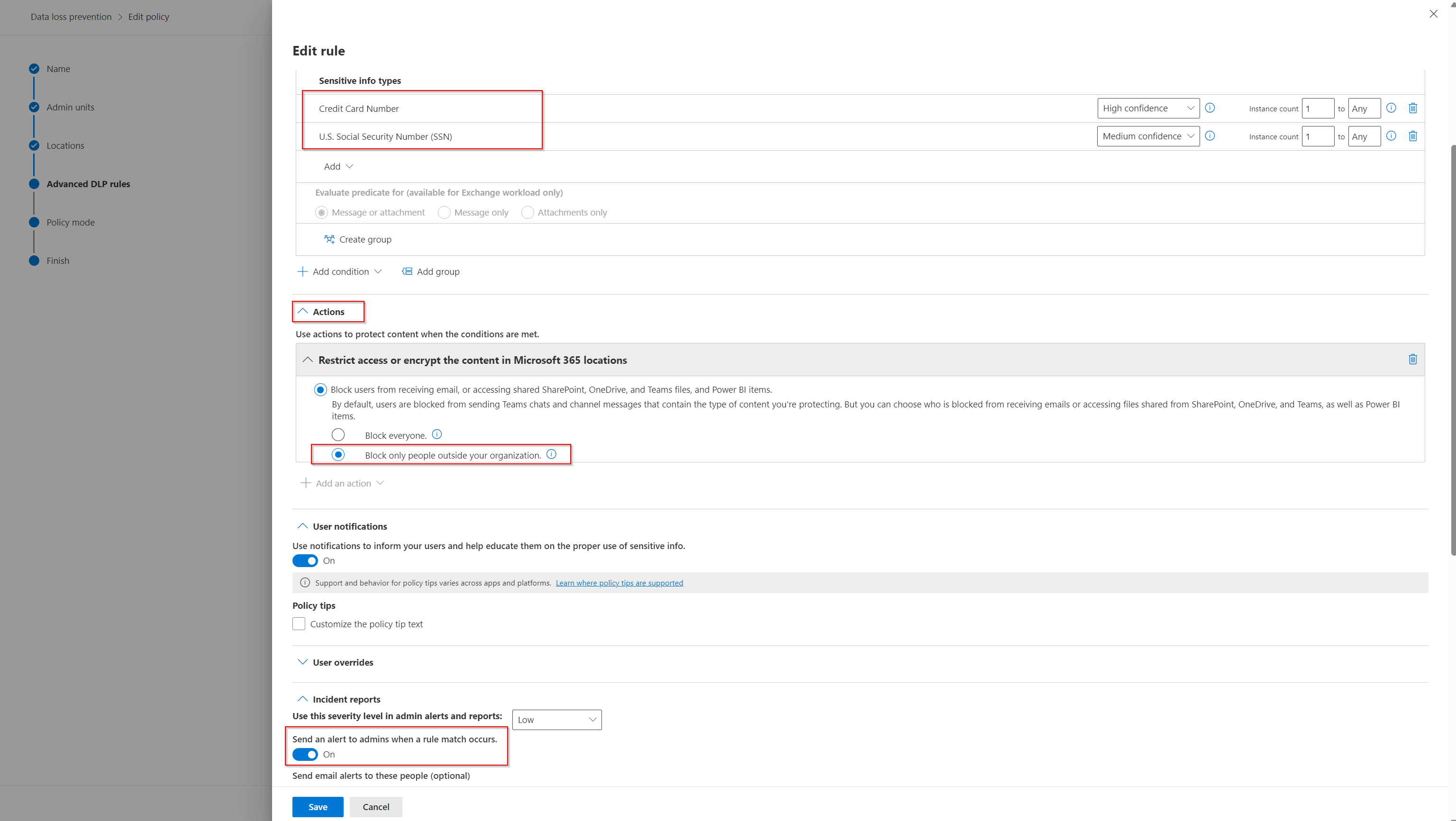 Audit DLP Matched Messages in Microsoft Teams