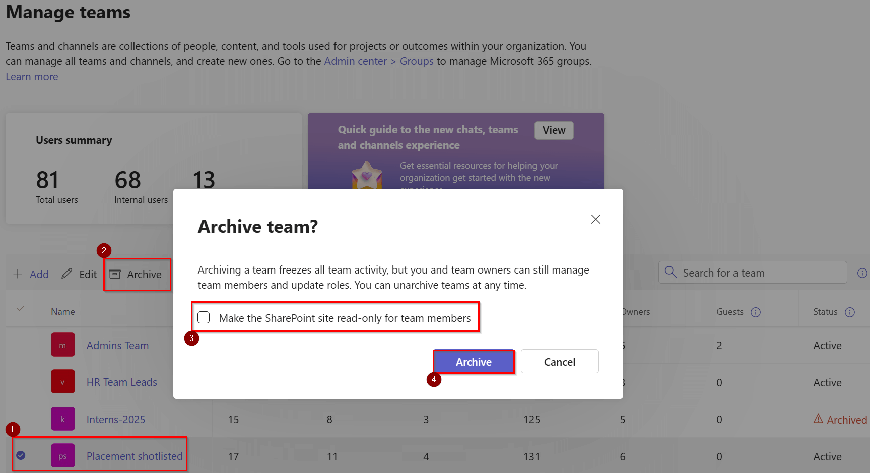 Get Inactive Teams Report in Microsoft 365